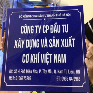 Biển mika dán đề can